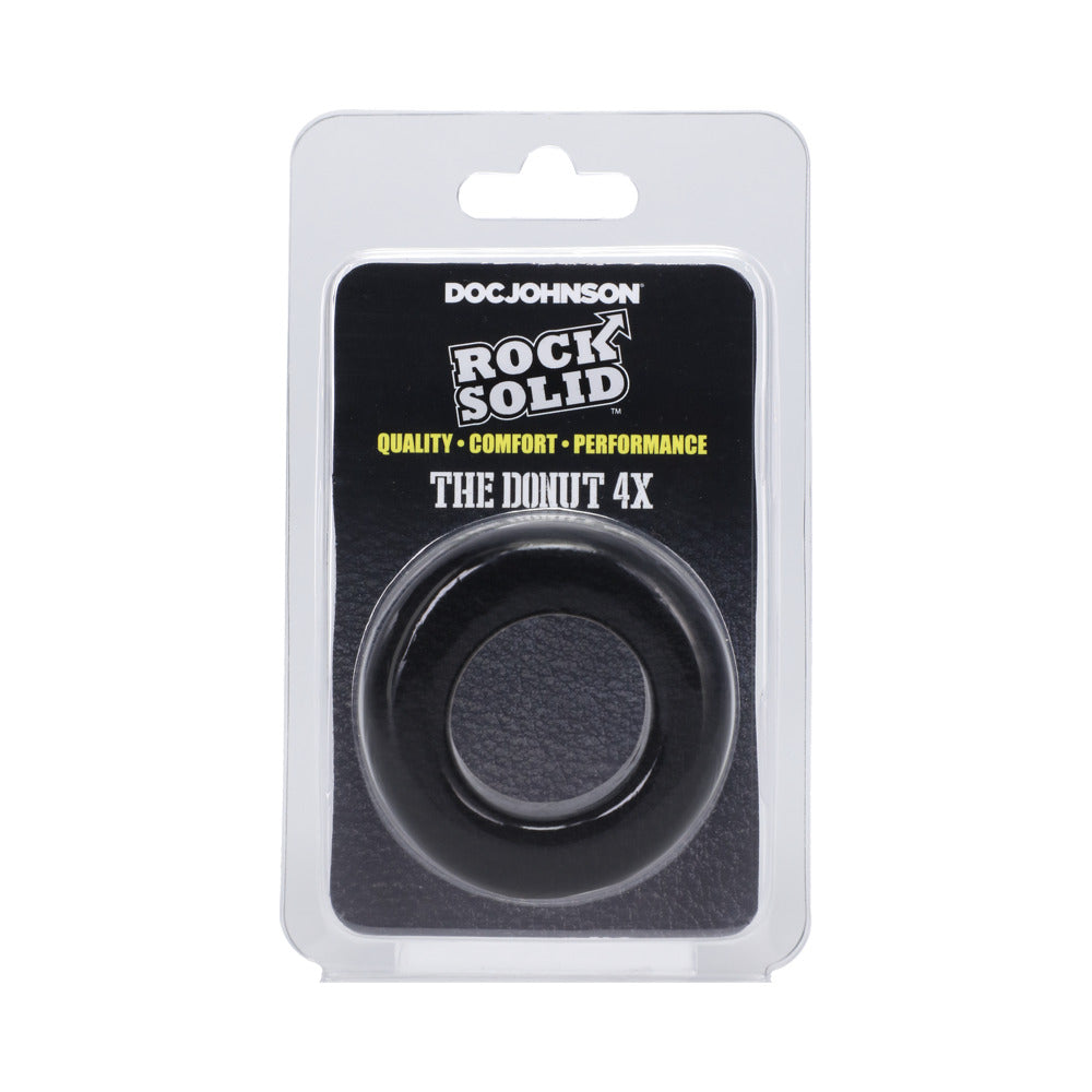 Rock Solid The Donut 4X C-Ring Black - Fantasies Boutique