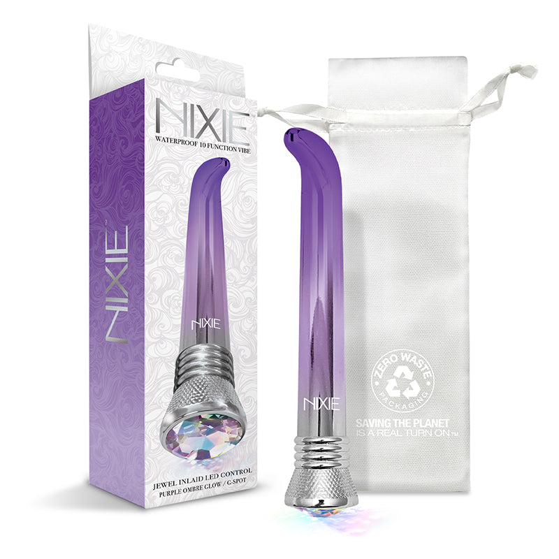 Nixie Waterproof 10-Function G-Spot Vibe - Purple Ombre Glow - Fantasies Boutique