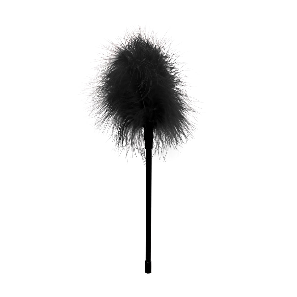 Ouch! Black & White Feather Tickler Black - Fantasies Boutique