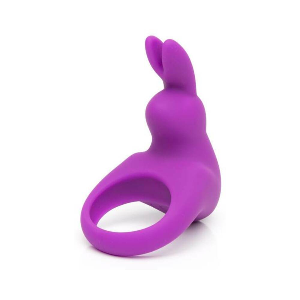Happy Rabbit Rechargeable Silicone Cockring With Ears Purple