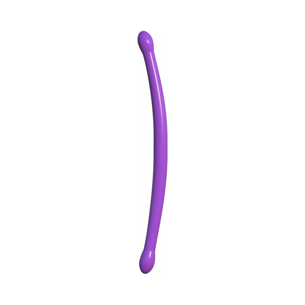 Pipedream Classix Double Whammy 17.25 in. Flexible Dual-Ended Dildo Purple - Fantasies Boutique