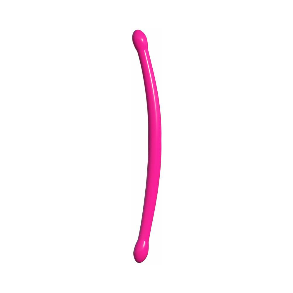 Pipedream Classix Double Whammy 17.25 in. Flexible Dual-Ended Dildo Pink - Fantasies Boutique