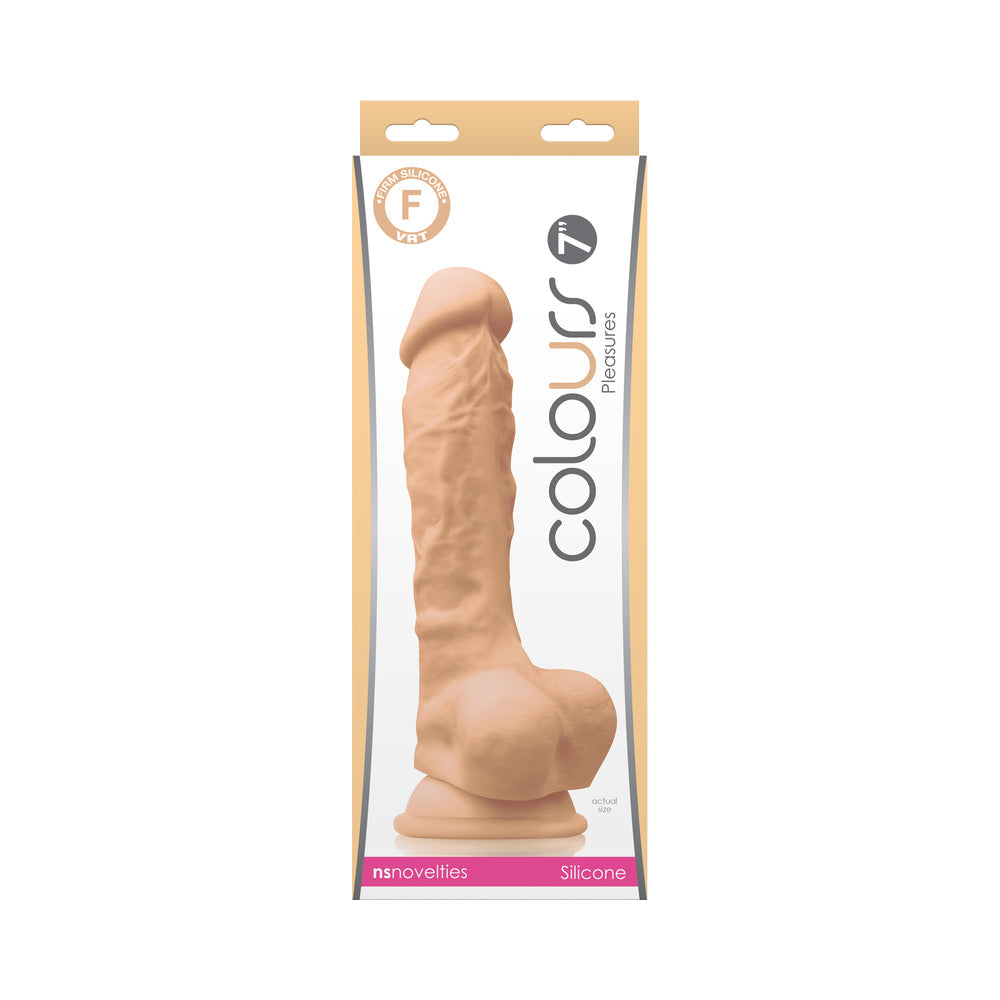 Colours Pleasures 7 in. Dildo Beige - Fantasies Boutique