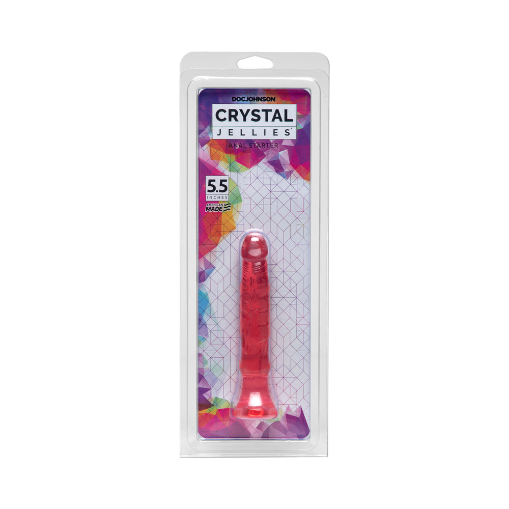 Crystal Jellies - Anal Starter Pink 6in - Fantasies Boutique