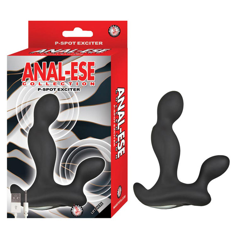 Anal-Ese Collection P-Spot Exciter - Black - Fantasies Boutique