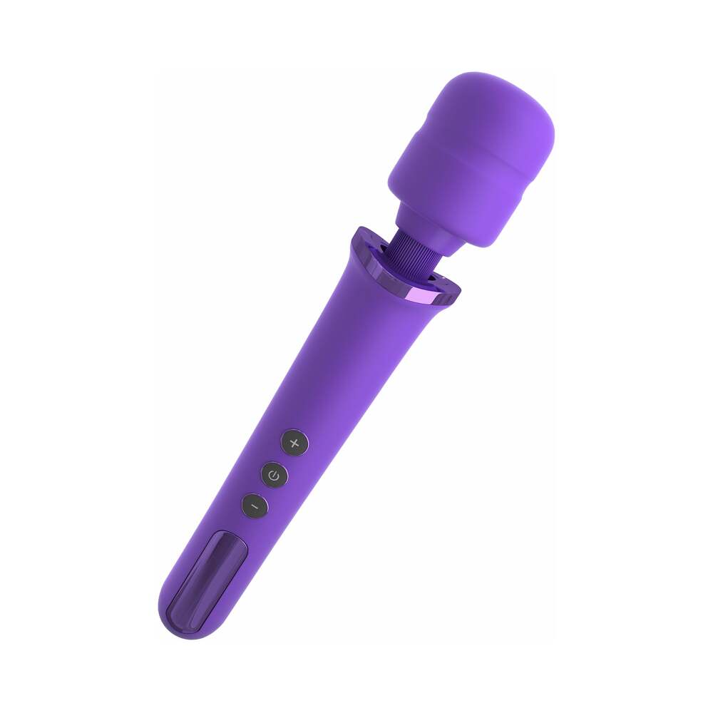 Fantasy For Her Her Rechargeable Power Wand Silicone Vibrator Purple - Fantasies Boutique