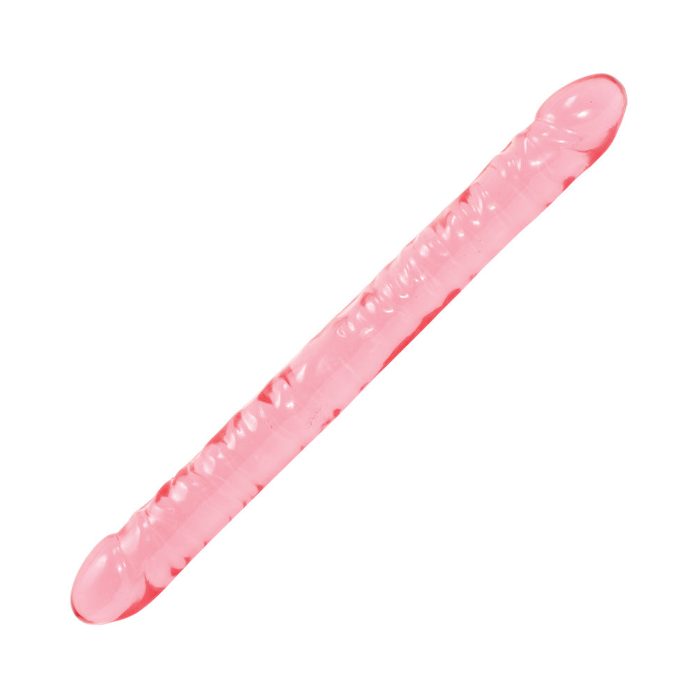 Crystal Jellies - Double Dong Pink 18in - Fantasies Boutique
