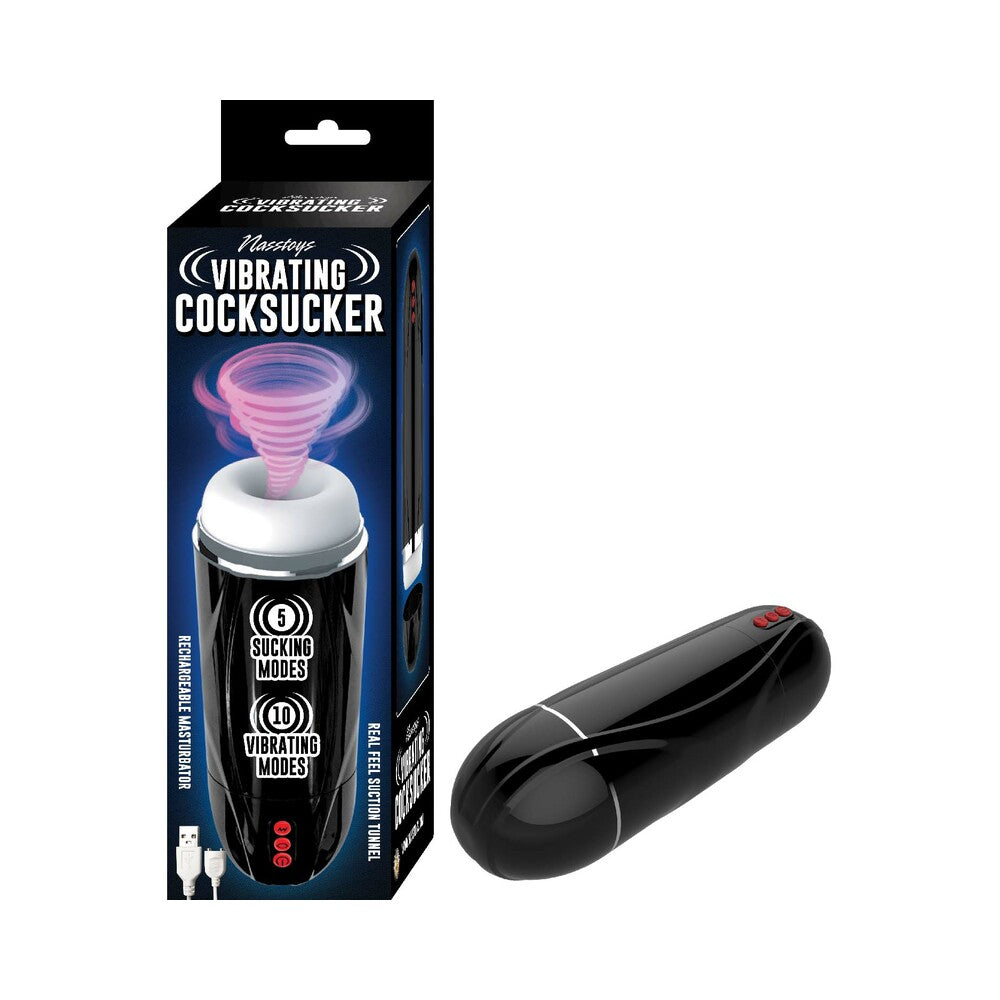 Nasstoys Vibrating Cocksucker Black - Fantasies Boutique