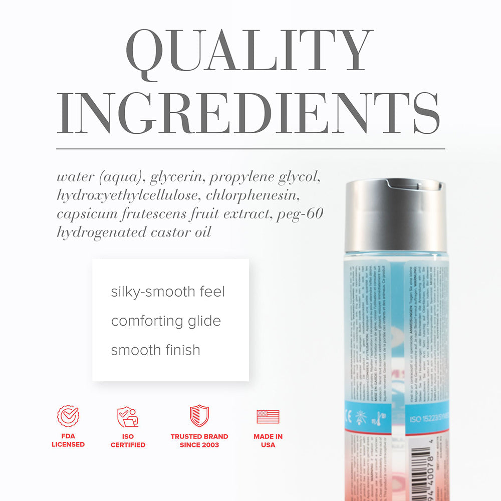 JO H2O Warming Water-Based Lubricant 8 oz. - Fantasies Boutique