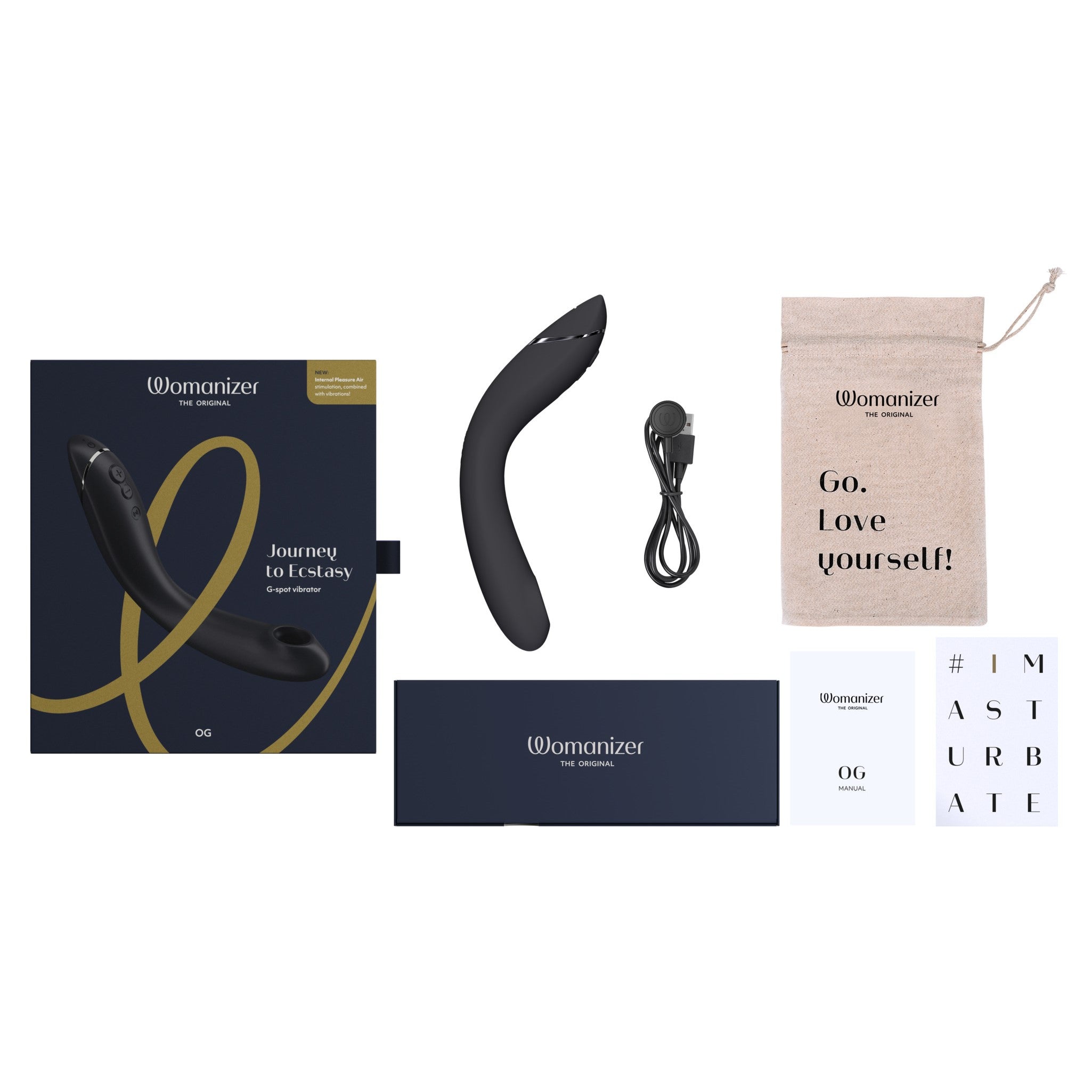 Womanizer OG G-Spot Pleasure Air Stimulator Dark Grey - Fantasies Boutique