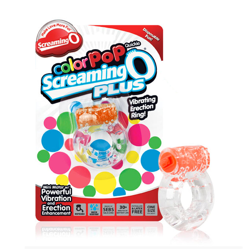 Screaming O Plus Color Pop Orange - Fantasies Boutique