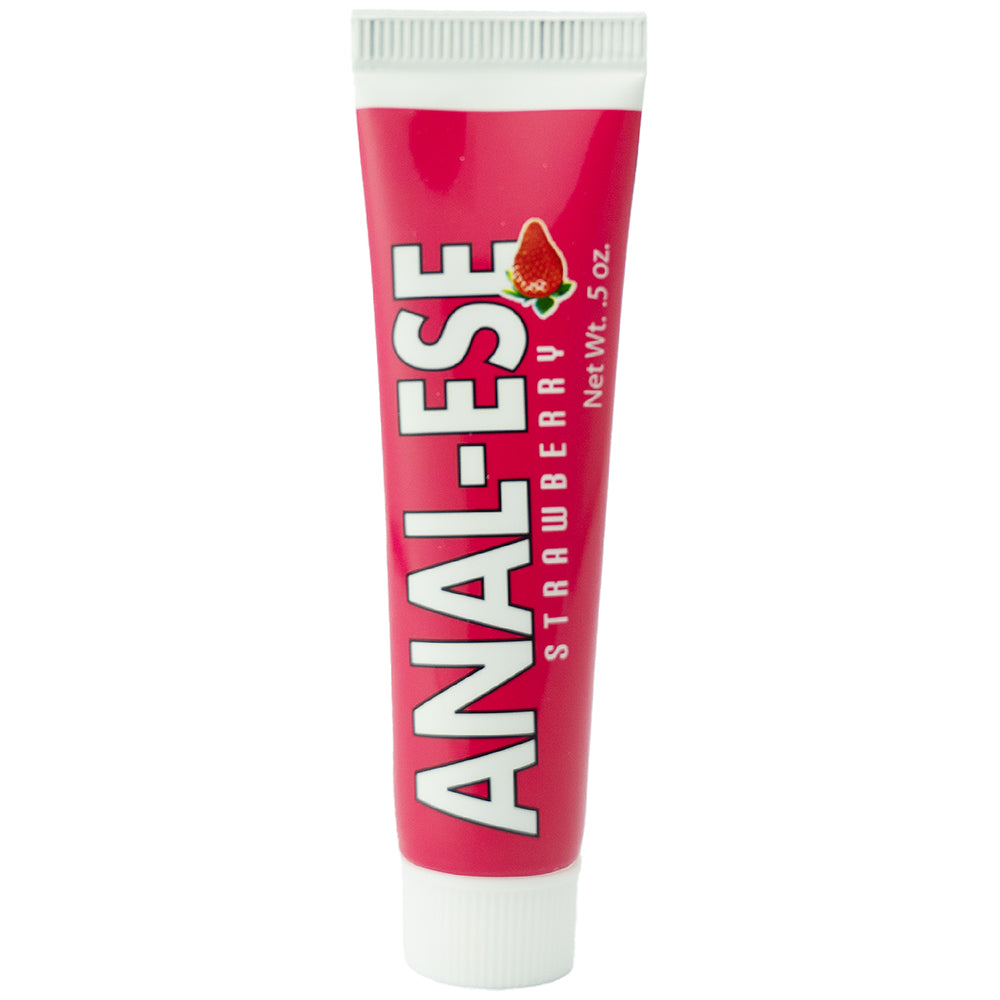 Anal-Ese Strawberry Desensitizing Cream 0.5 oz. - Fantasies Boutique