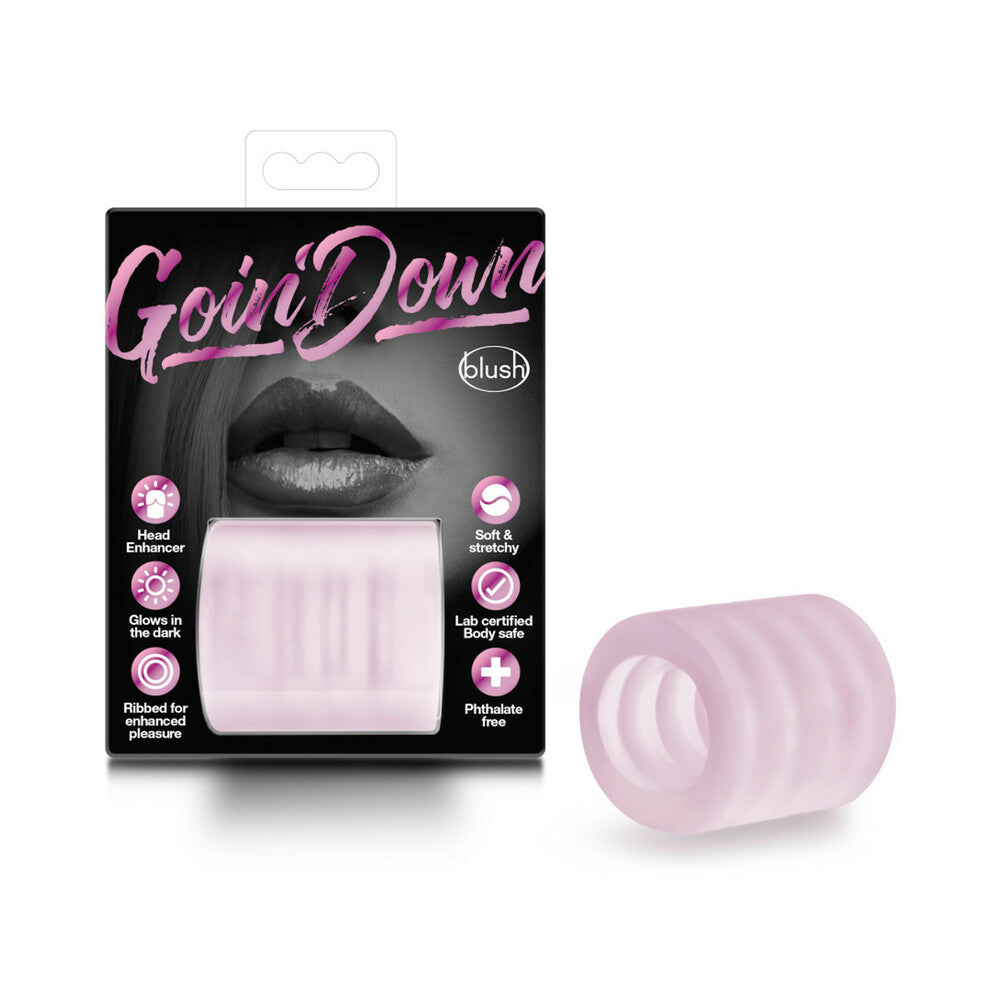 Blush X5 Men Goin' Down BJ Stroker Oral Enhancer Pink - Fantasies Boutique