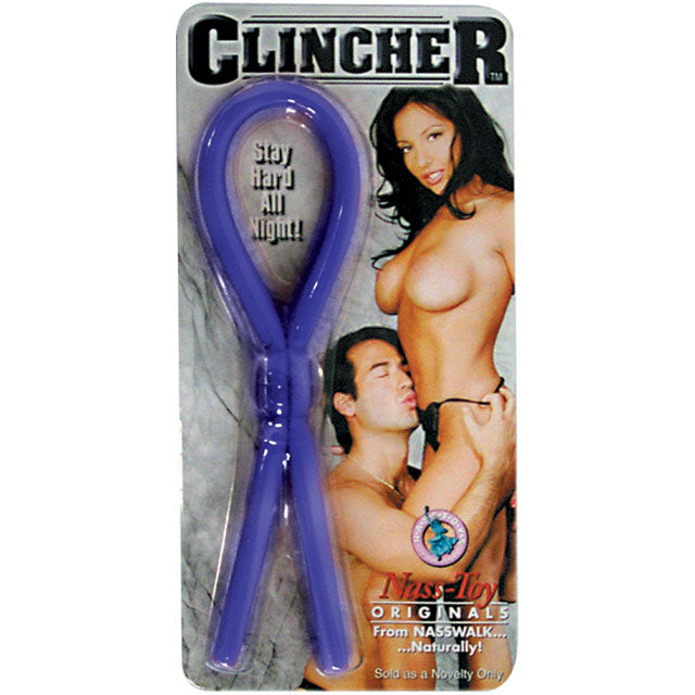 Clincher Adjustable Cock Ring (Blue)  Lasso/Bolo - Fantasies Boutique
