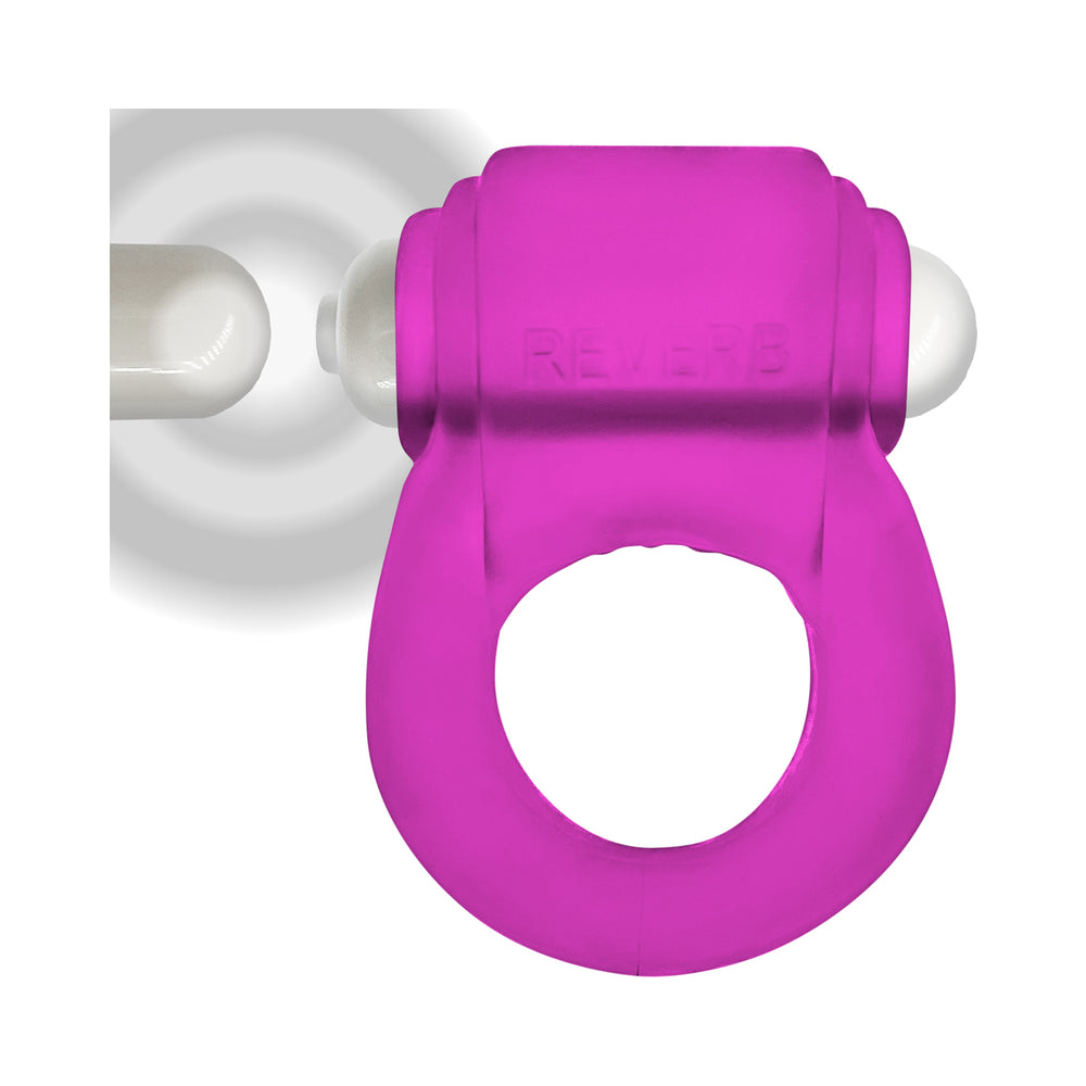 OxBalls Glowdick Cockring With Led Pink Ice - Fantasies Boutique
