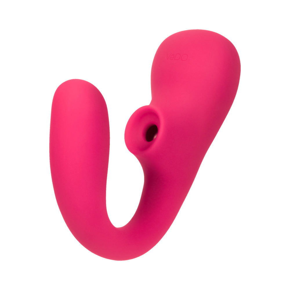 VeDO Suki Plus Rechargeable Dual Sonic Vibe Foxy Pink - Fantasies Boutique