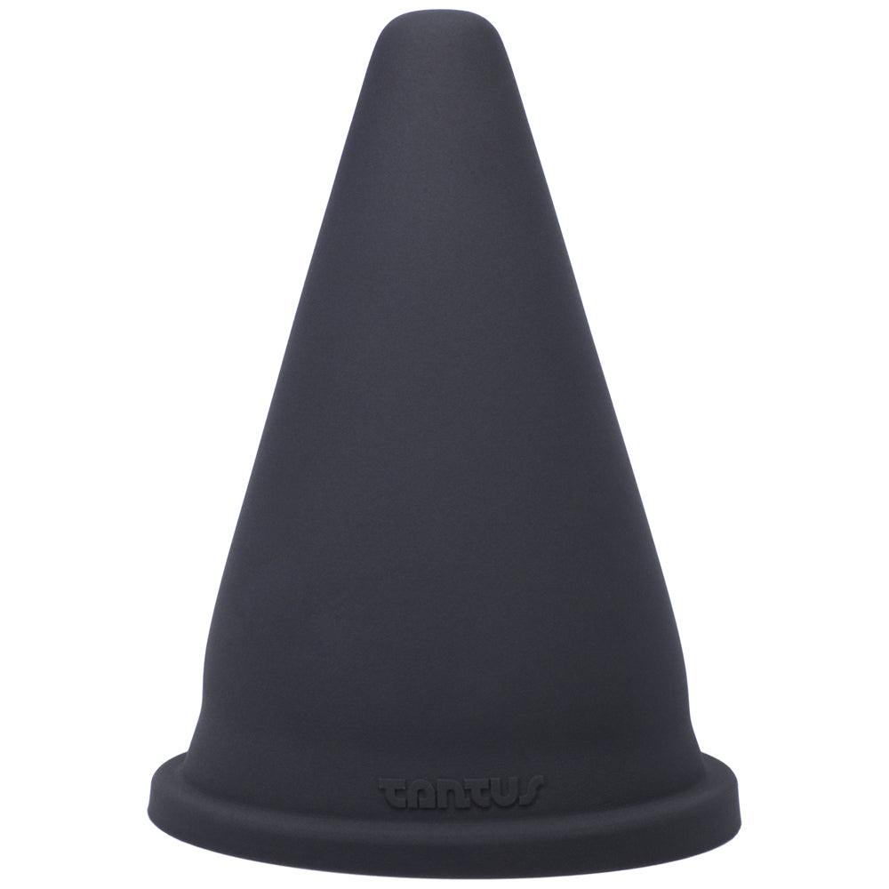 Tantus Cone Squat Dildo Onyx (Box) - Fantasies Boutique