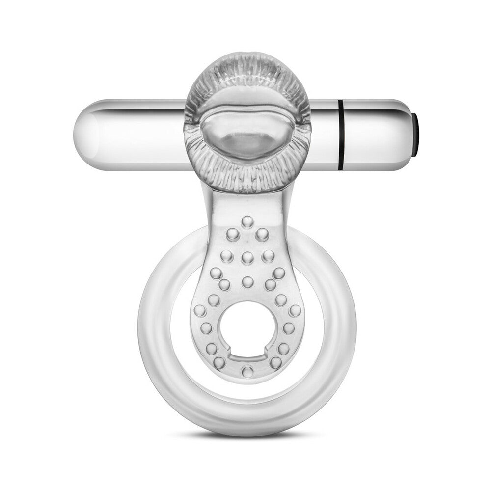 Stay Hard 10 Function Vibrating Tongue Ring Clear
