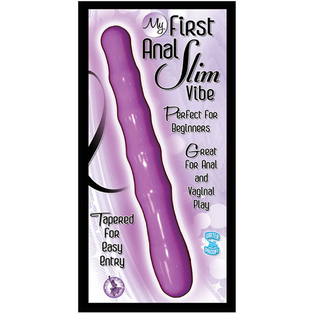 My First Anal Slim Vibe Waterproof (Purple) - Fantasies Boutique
