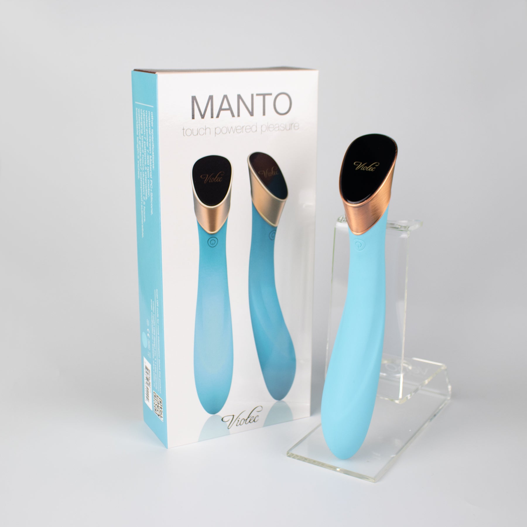 Manto Touch Panel G-Spot Vibrator Blue - Fantasies Boutique