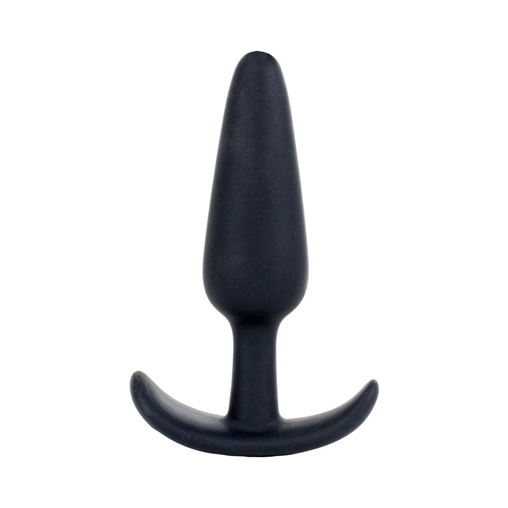 Mood - Naughty - Large Black Silicone Butt Plug - Fantasies Boutique