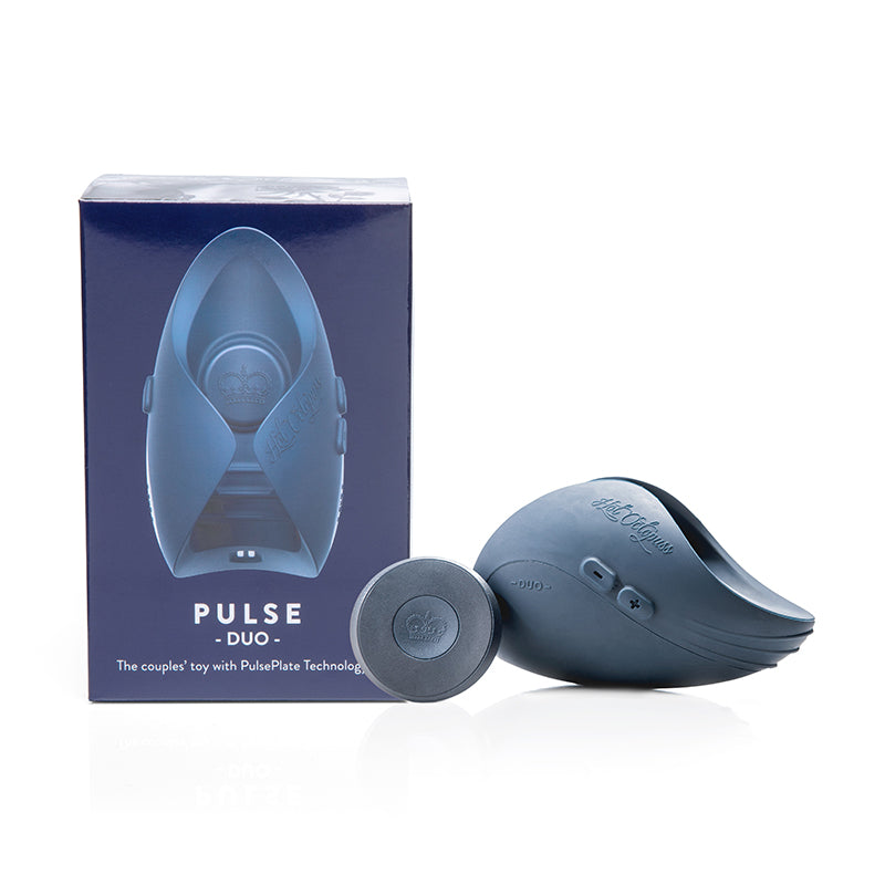Hot Octopuss Pulse Duo Rechargeable Remote-Controlled Vibrating Stroker Blue - Fantasies Boutique