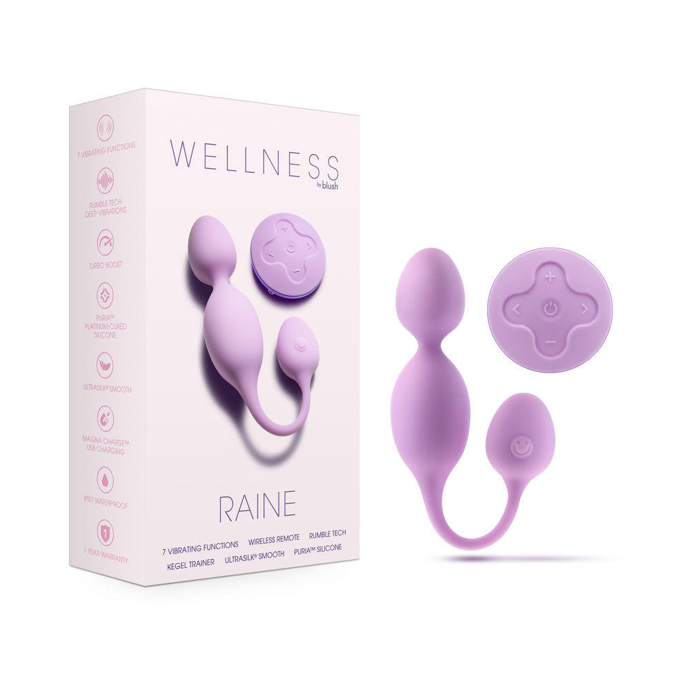 Wellness Raine Vibrating Kegel Ball Lilac - Fantasies Boutique