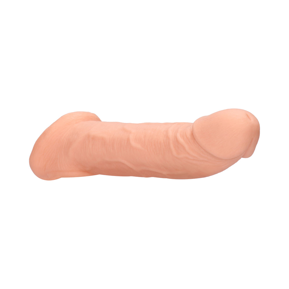 RealRock Realistic 9 in. Penis Sleeve Extender Sling Beige - Fantasies Boutique