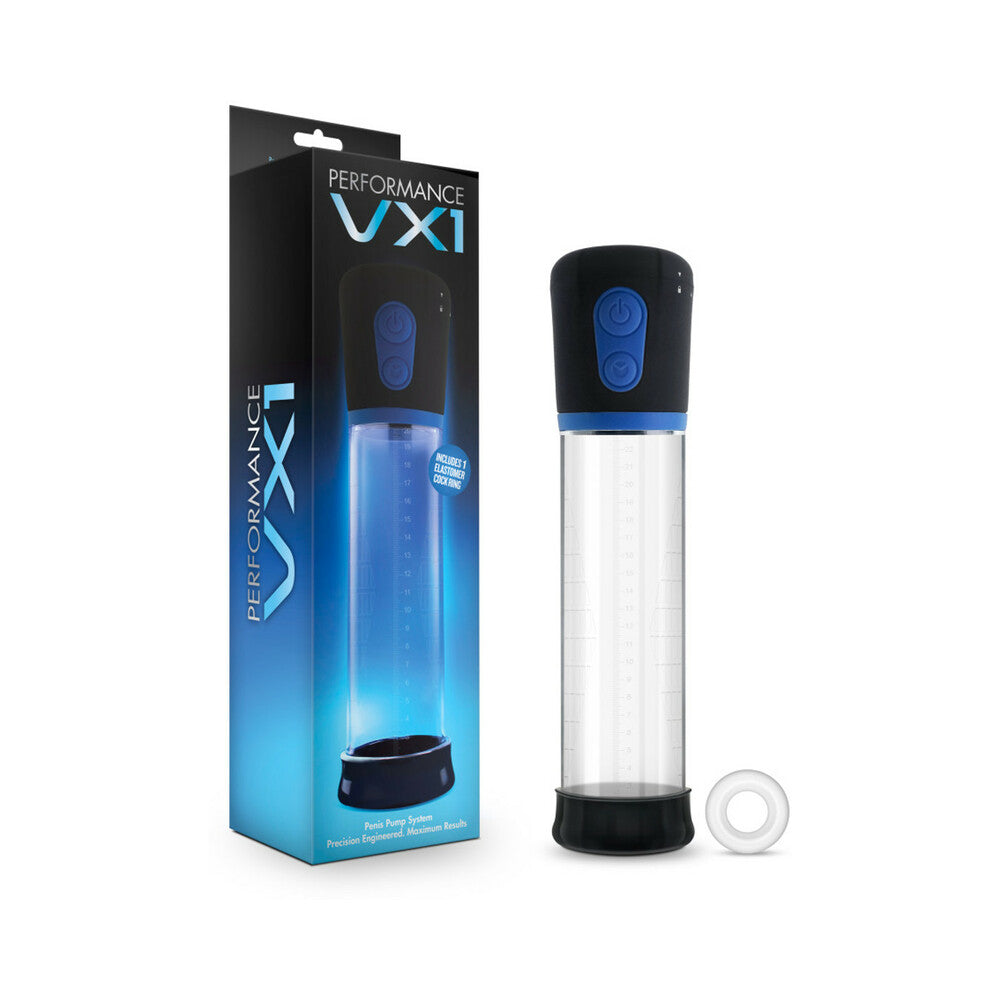 Blush Performance VX1 Male Enhancement Pump System Clear - Fantasies Boutique