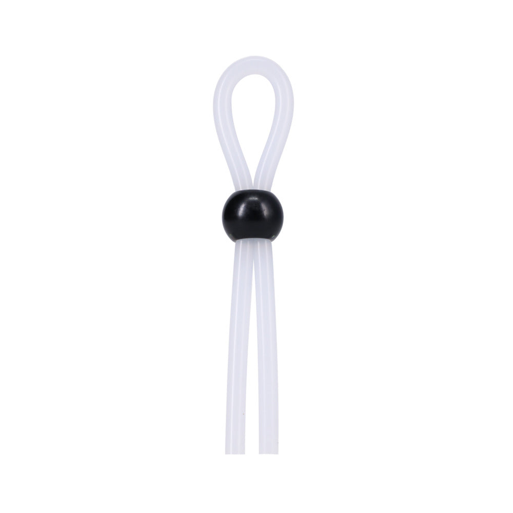 Rock Solid The Lasso/Bolo Single Lock Adjustable Translucent - Fantasies Boutique