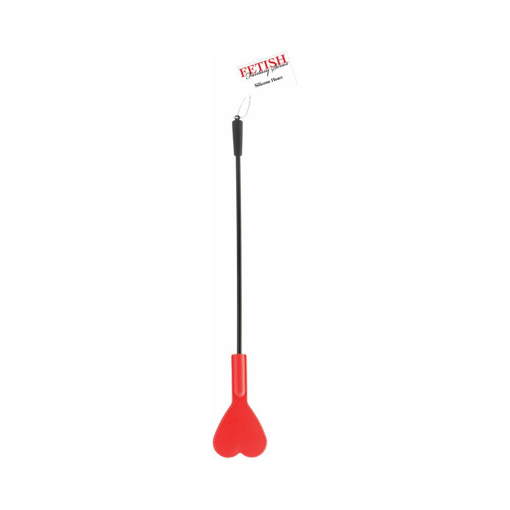 Fetish Fantasy Series Silicone Heart Crop Red - Fantasies Boutique