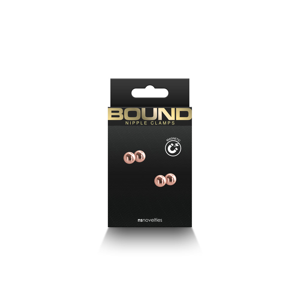 Bound Nipple Clamps M1 Rose Gold - Fantasies Boutique