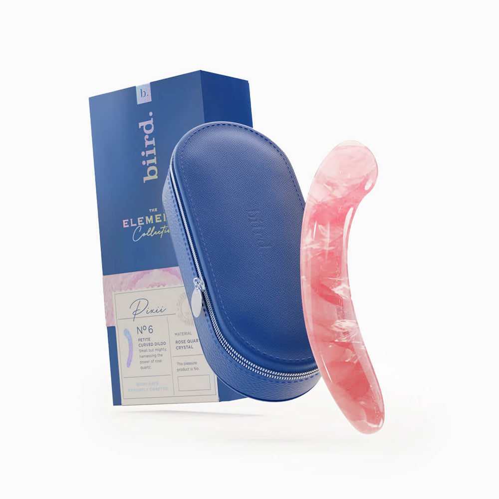 Biird Pixii Rose Quartz Dildo - Fantasies Boutique