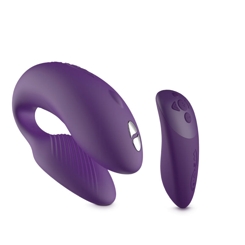 We-Vibe Chorus Rechargeable Remote-Controlled Silicone Couples Vibrator Purple - Fantasies Boutique