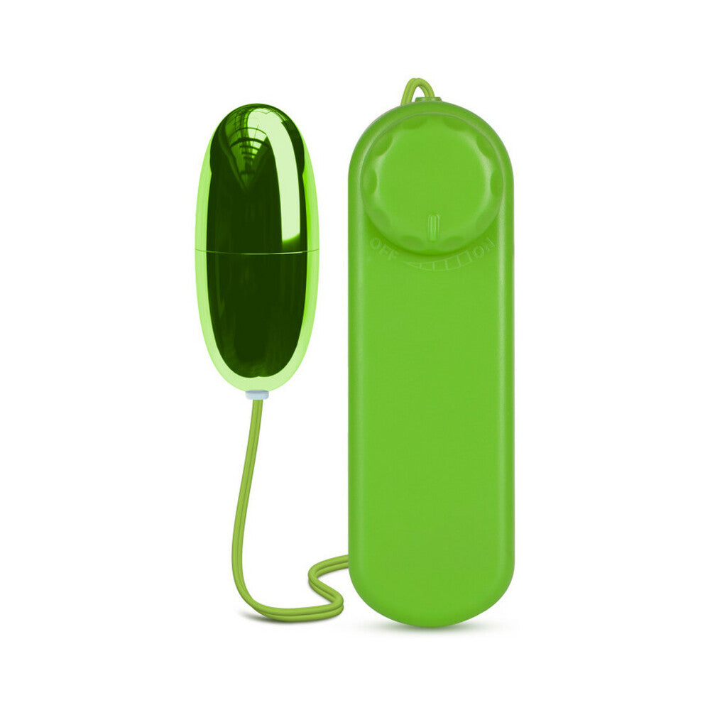 B Yours Power Bullet Remote-Controlled Egg Vibrator Lime - Fantasies Boutique