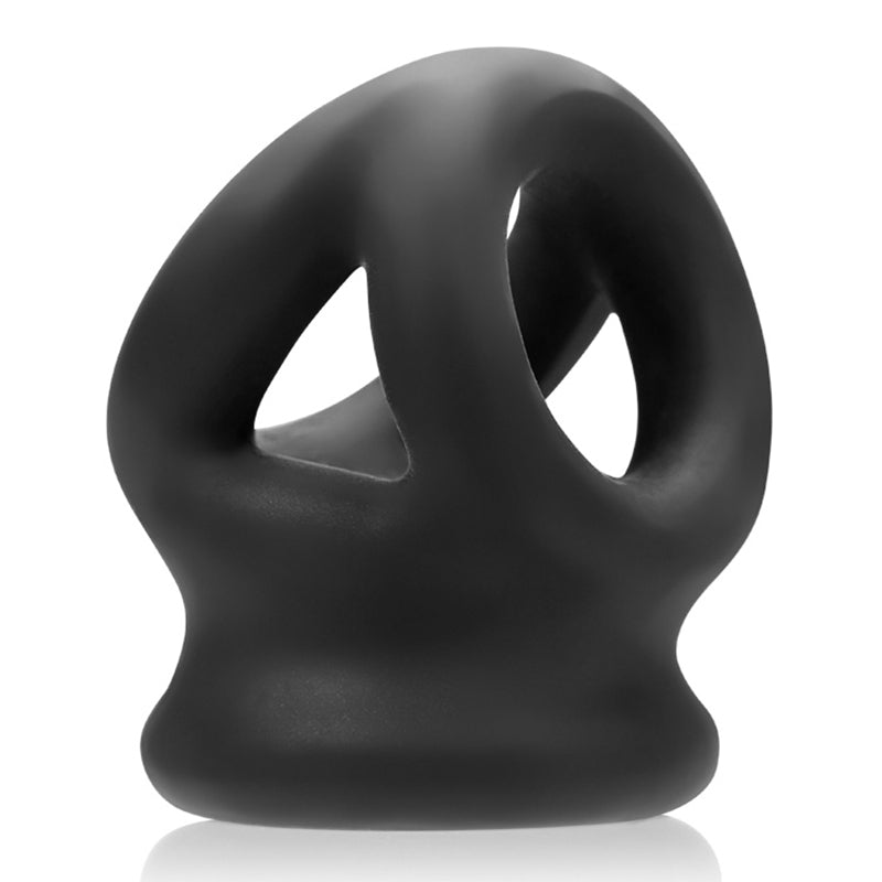 OxBalls TRI-SQUEEZE cocksling/ballstretcher, BLACK ICE - Fantasies Boutique