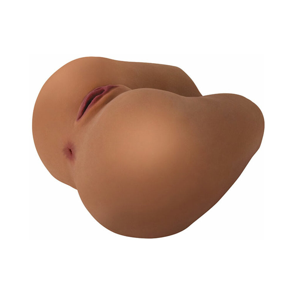 Curve Toys Mistress Perfect Fuck Karla Missionary Vibrating Dual Entry Masturbator Tan - Fantasies Boutique
