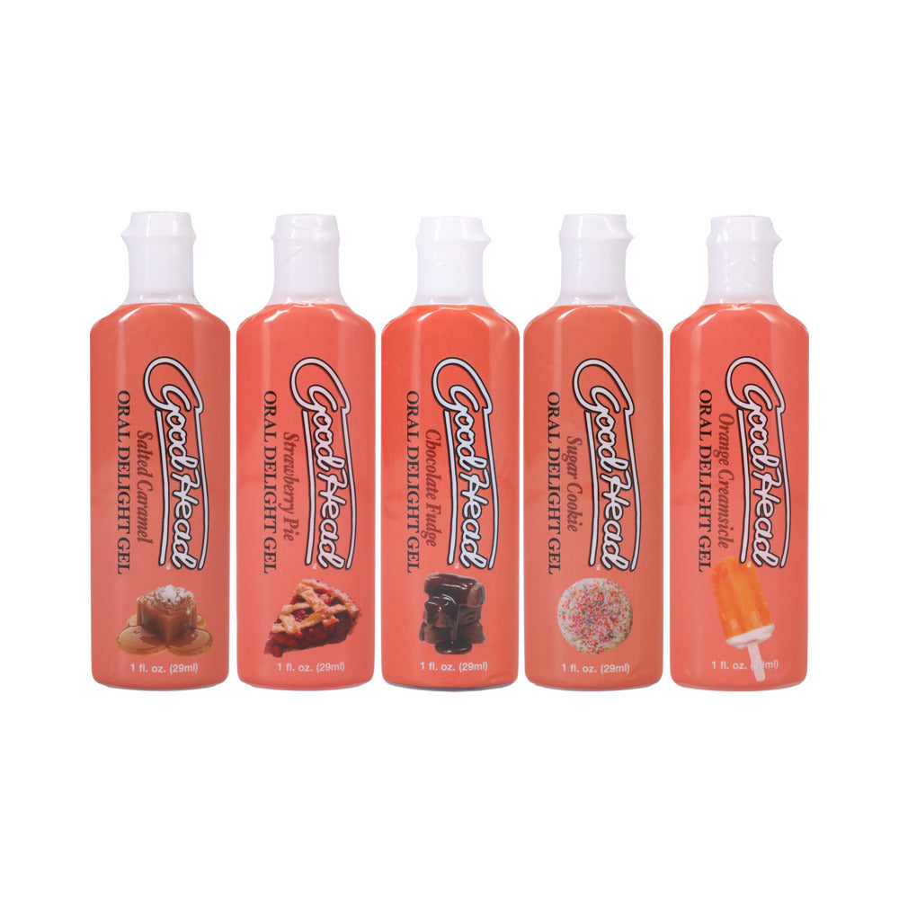 GoodHead Oral Delight Gel Dessert 5 Pack 1 oz. - Fantasies Boutique