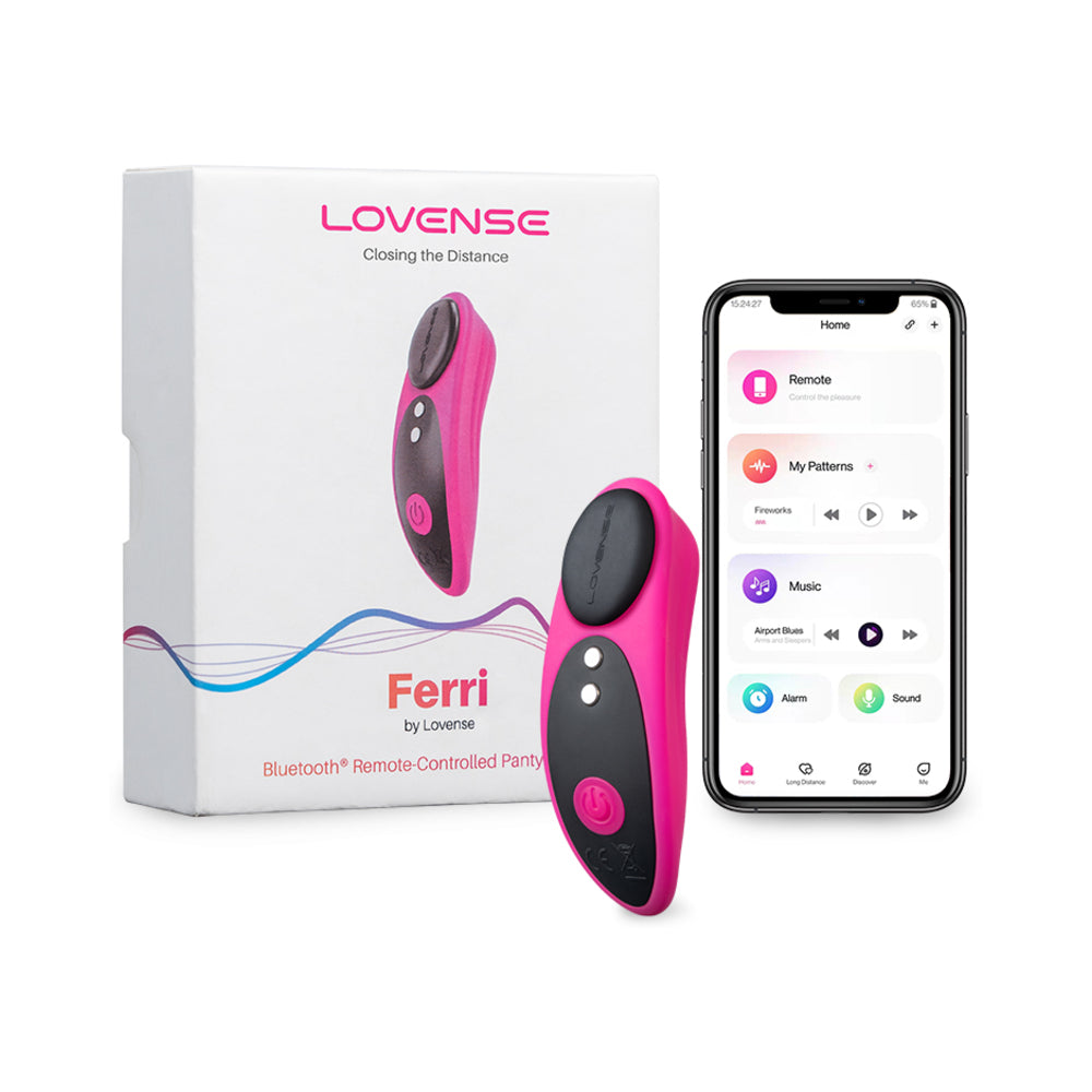Lovense Ferri Bluetooth Remote-Controlled Panty Vibrator - Fantasies Boutique