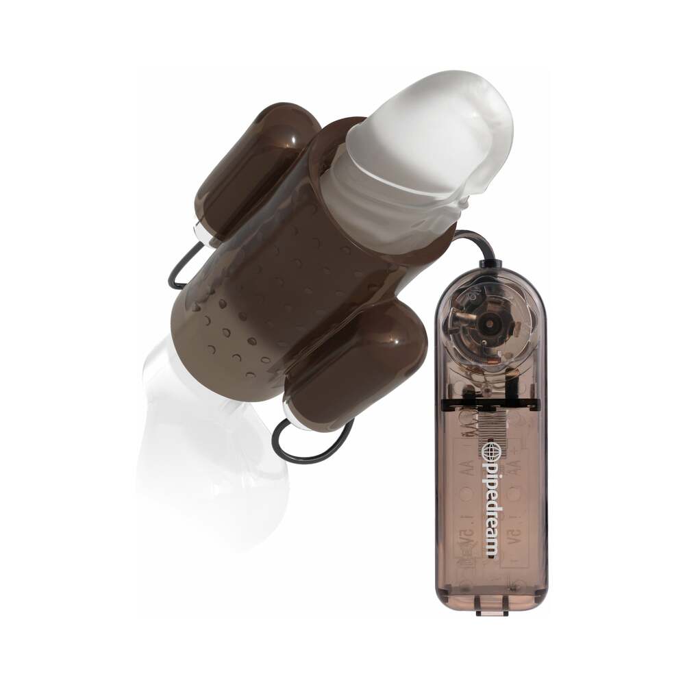 Classix Dual Vibrating Penis Sleeve Smoke