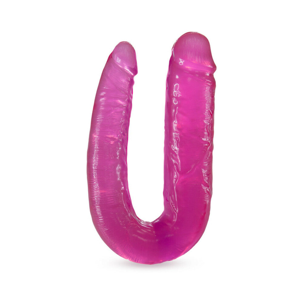 B Yours Double Headed Dildo 18 in. Pink - Fantasies Boutique