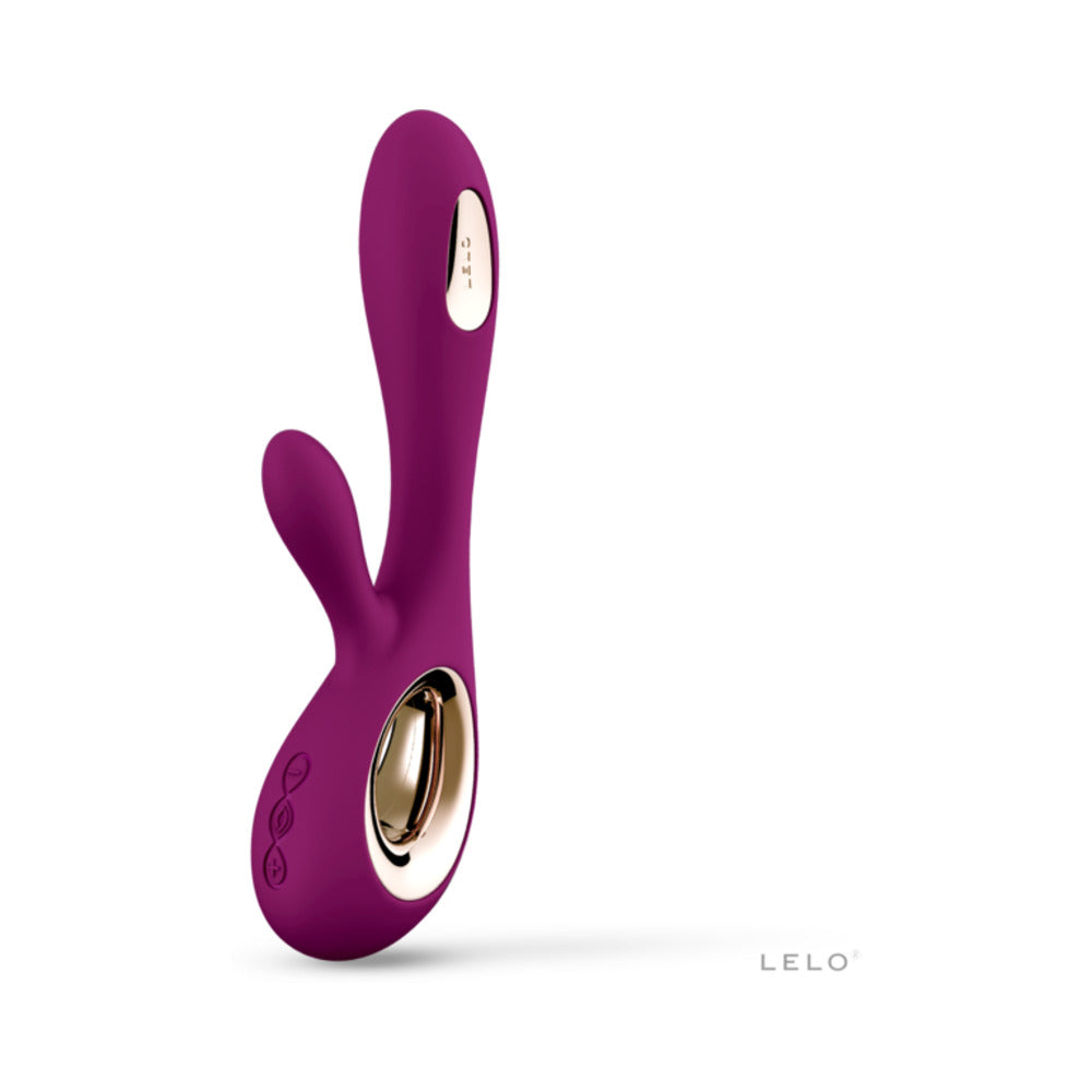 LELO SORAYA WAVE Rechargeable Rabbit Vibrator Deep Rose - Fantasies Boutique
