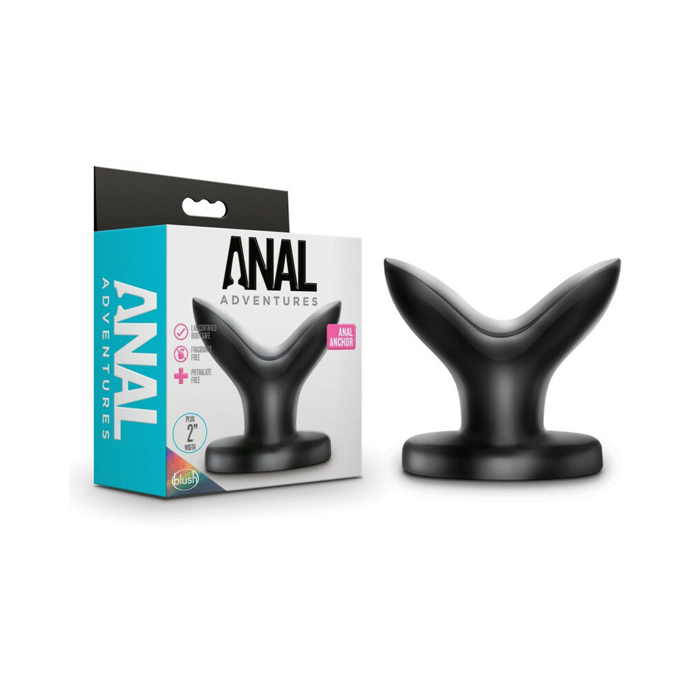 Anal Adventures Anal Anchor Expanding Plug Black - Fantasies Boutique