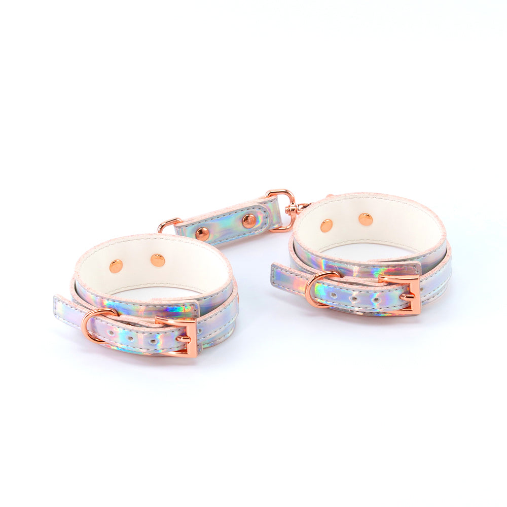 Cosmo Bondage Wrist Cuffs Rainbow - Fantasies Boutique
