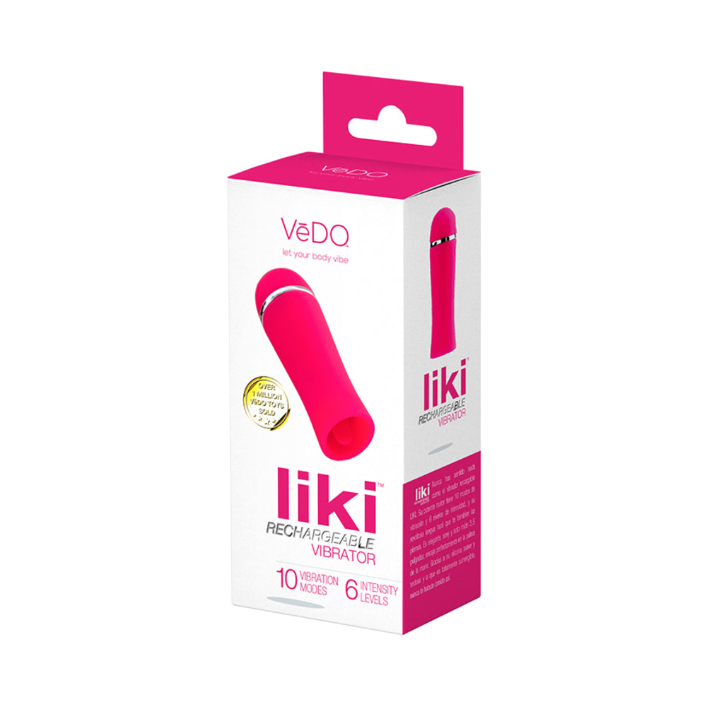 Vedo Liki Rechargeable Flicker Foxy Pink - Fantasies Boutique