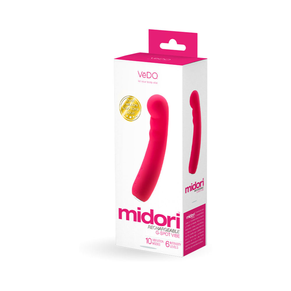 VeDO Midori Rechargeable G-Spot Vibe Pink - Fantasies Boutique