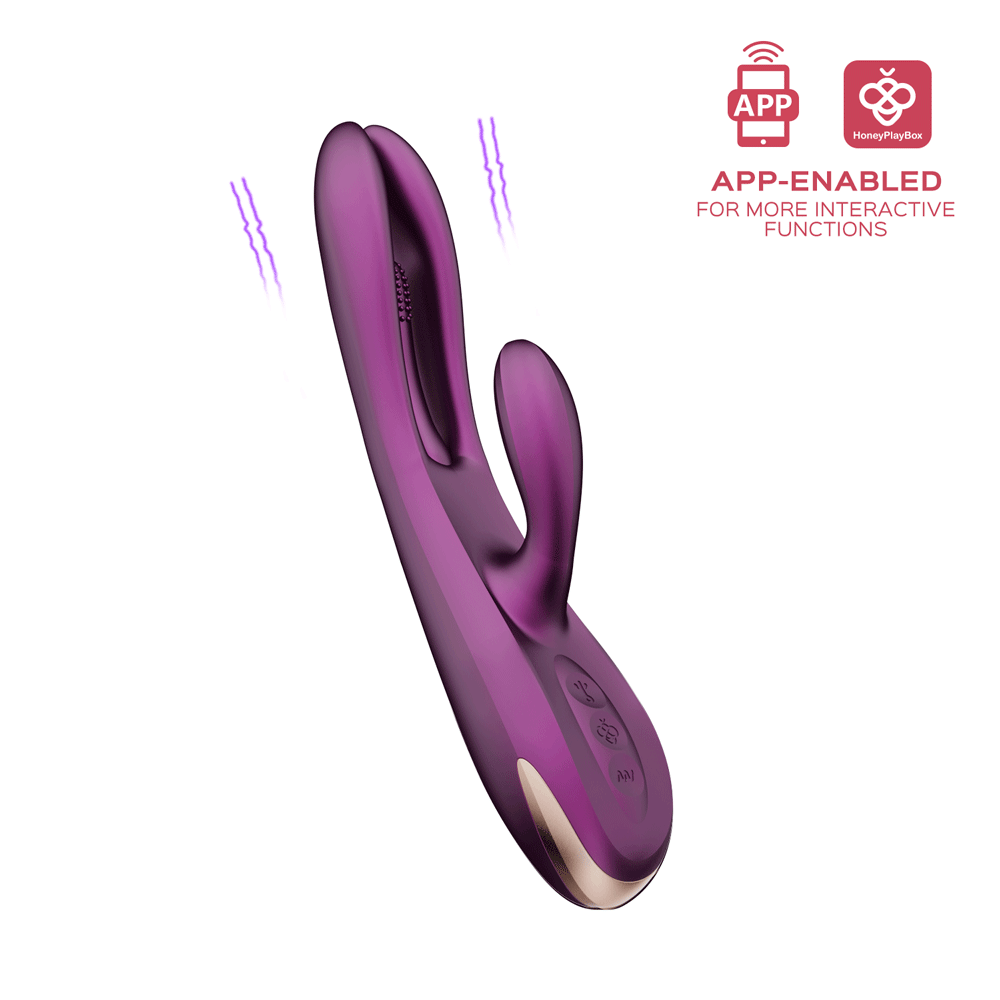 Honey Play Box Terri App-Controlled Kinky Finger Tapping Rabbit Vibrator - Fantasies Boutique