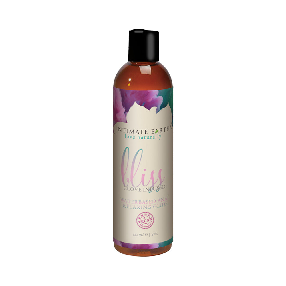 Intimate Earth Bliss Clove Infused Water-Based Anal Relaxing Glide 4 oz. - Fantasies Boutique