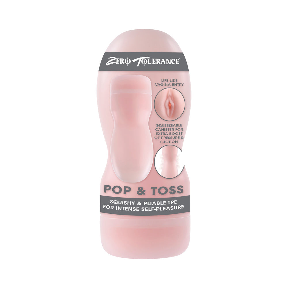 Zero Tolerance Pop & Toss Squeezable Stroker - Fantasies Boutique