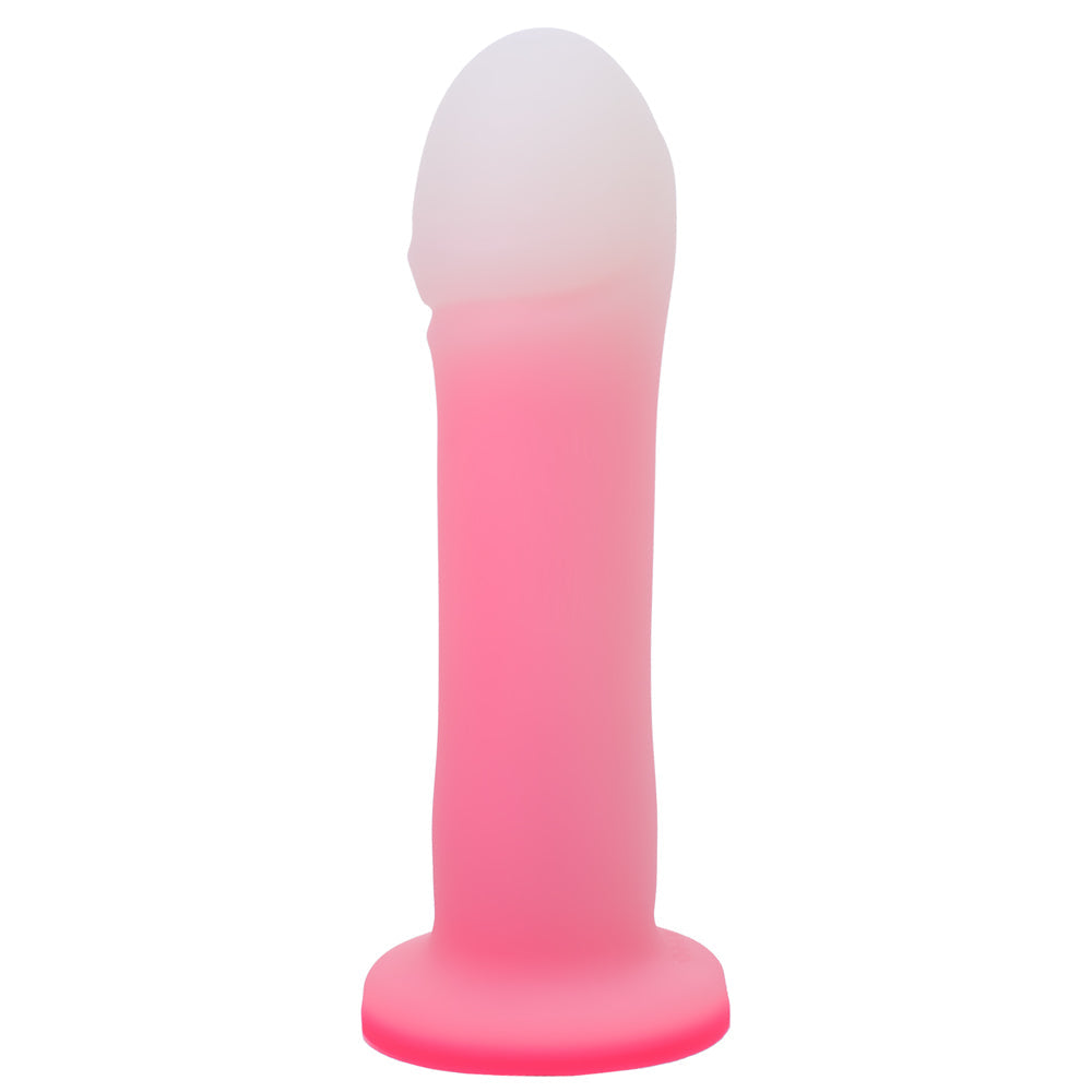Tantus Duchess O2 Dual Density Vibrating Dildo Rose Quartz - Fantasies Boutique